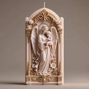 Guardian Angel Baby Angel Candle Wax Mold, Mother's Day Newborn Gift, Anniversary Creative Decoration, DIY Silicone Mould, Soap Making Molds