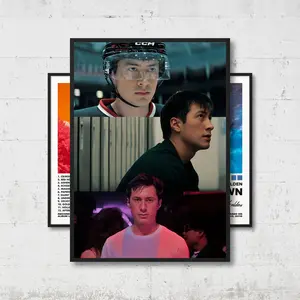 Heated Rivalry Poster Set, Hockey Rivals and Secret Lovers Shane & Ilya, LGBTQ+ Sports Romance Wall Art