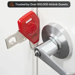Portable Door Lock with Alarm
