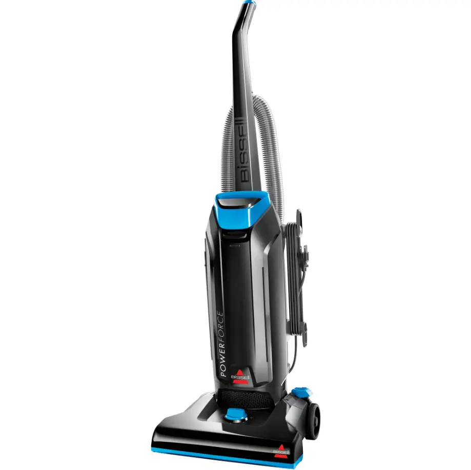 BISSELL PowerForce Bagged, Upright Vacuum, Powerful Suction, Allergen Filtration Bags, Flexible Reach