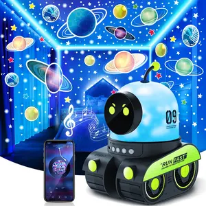 Onefire Toy robots, with 15 Films+15 White Noises, Remote Control, Kids Gift, Kids Night Light, Baby Night Light Projector, Perfect Gifts for boys, Christm Gifts,  Birthday Gifts, for Ages 1-10[Energy Class F]