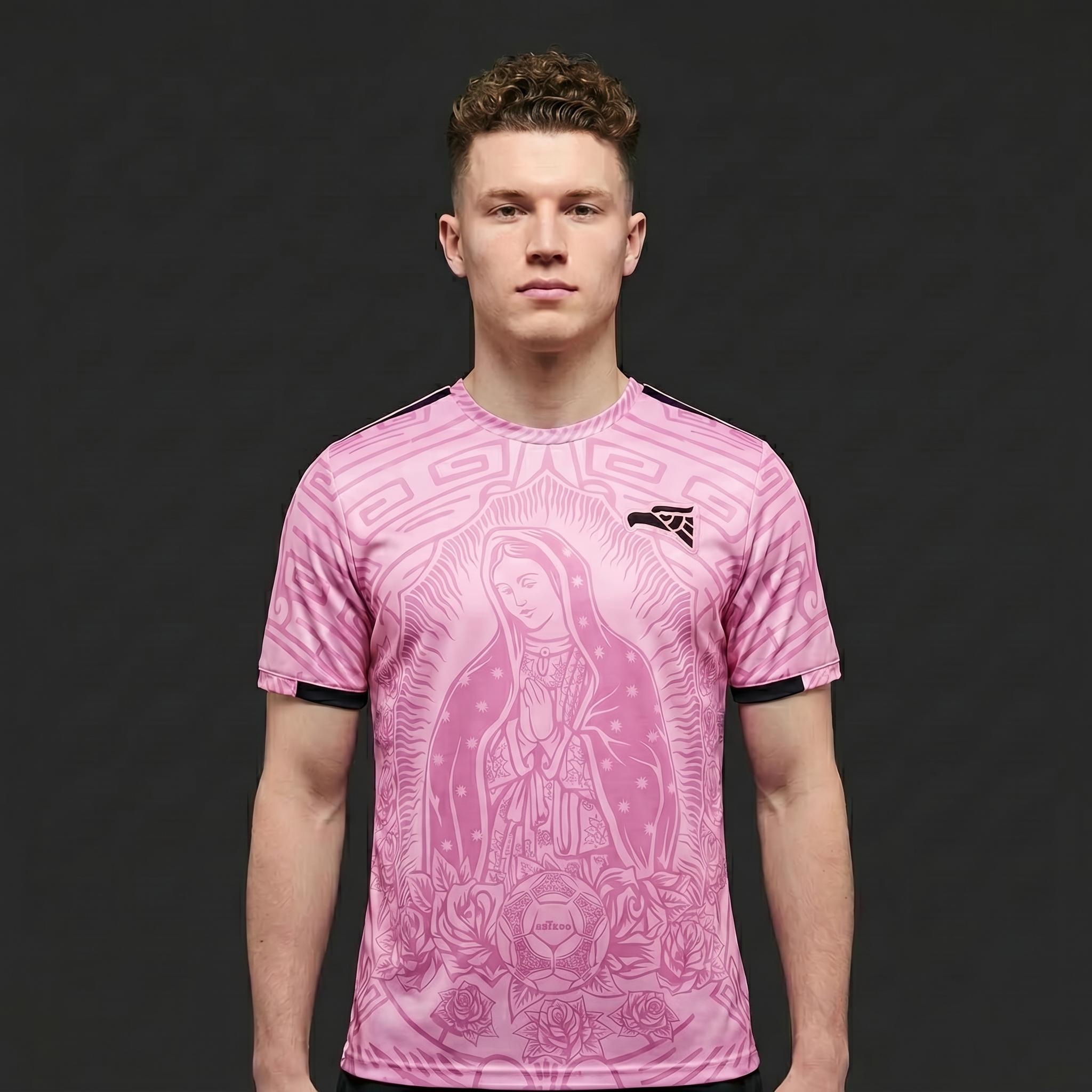 2026 Mexico Guadalupe Soccer Jersey - Unisex Soccer Jersey, Vintage Streetwear Soccer Jersey, Perfect Gifts, Sports Top, Gym Athletic Clothes, Mexico Virgen de Guadalupe Jersey, Viral Mexico Guadalupe Jersey