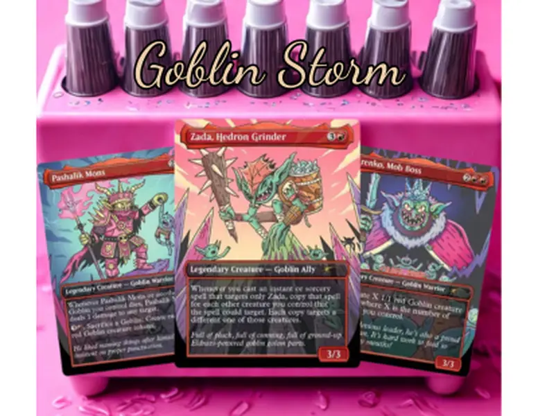 Goblin Storm Commander Deck | 100+ Card Fan-Made MTG Proxy EDH Set | Chaos Swarm Combo Deck