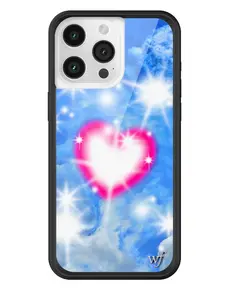 Wildflower Cases - Sky Fantasy, Limited Edition iPhone Case | Durable Protection Trendy Cute Heart Clouds Whimsical Girl Gift Protective Custom
