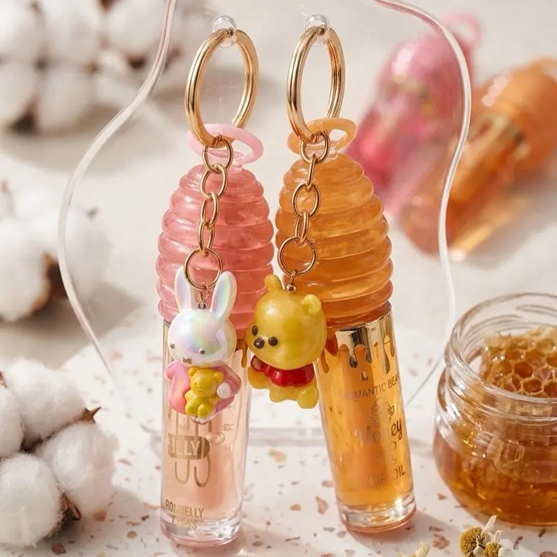 Lip Gloss, 2-Piece Set with 2 Different Colors