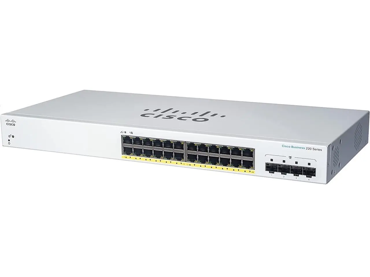24-Port GE PoE Smart Ethernet Switch - 30.4W, 4 x 1G SFP, White, High-Speed Data Transfer, Multi-Port Network Components for Computers & Office Use, High-Speed Data Transfer Network Switches & Poe, Multi-Port Network Switches & Poe