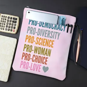 1PC Inspirational Motivational Multicolor Print Book Cover with Zipper Closure - Book Protector & Storage Bag, Front Pocket for Students, Teachers, Office Supplies.