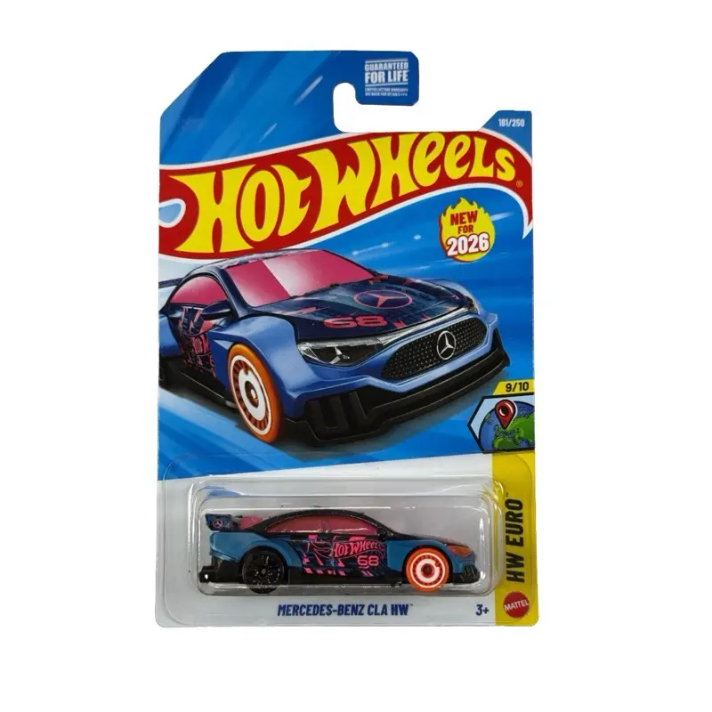 Hot Wheels Mainline Mercedes-Benz CLA HW Blue HW Euro 9/10