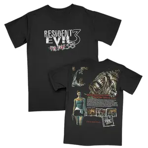 Vintage Resident Evil 3 Nemesis Graphic Tee, Horror Game Retro, Jill Valentine Shirt, Resident Evil Fans Gift For Women Mens, Top Women Menswear