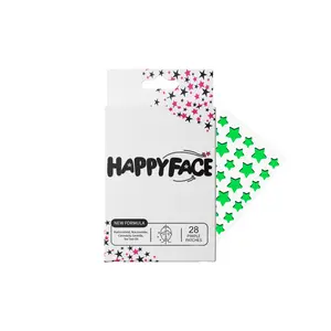 Green Star Pimple Patches, Acne Spot Dots, 28 Count, Hydrocolloid, All Skin Types Acne Spot Dots, Skincare, Redness, Skin Repair