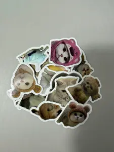 Random Cute Sticker Pack – 5 Cartoon and Animal Characters