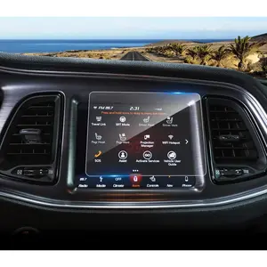 2019-2022 2023 Challenger Screen Protector for Dodge Challenger (R/T Scat Pack, SRT Hellcat, SRT Hellcat Redeye, and SRT Super Stock) 8.4-inch Touch Screen, 9H Tempered Glass Uconnect 8.4"