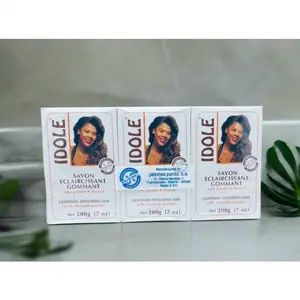 IDole 3 pcs Exfoliating & Brightening Skin Repair Soap with Avocado Powder 7 oz each for Radiant Skin Care