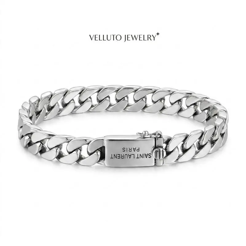 Cuban Chain Silver Elegance - Majestic - Gift Choice - Silver Elegance Bracelet