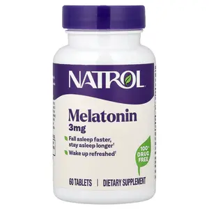 Natrol Melatonin, 3 mg, 60 Tablets