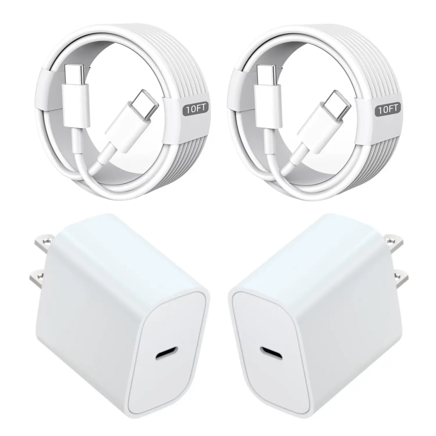For IPhone 17 16 15 Charger, 20W USB C Wall Charger Plug Travel Charger Fast Charging 10FT TypeC Cable For IPhone 17/16/15/Plus/Pro/Max,For ipad 13/12.9/11/10.9/Air 6/5/4