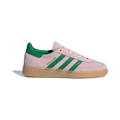 adidas Handball Spezial Clear Pink Green Gold JR7347 Women's Fashion Shoes New