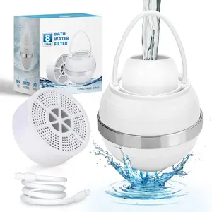 Bath Filter for Tub, Bath Water Filter for , Kinder Filter for Bathtub - Remove Contaminants,Chlorine and Fluoride, Hard Water Softener to Improves  and Hair