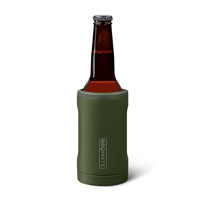BrüMate Hopsulator Bott'l Insulated Bottle Cooler | 12oz Standard Glass Bottles | Non-Slip Rubber Base | BevGuard Insulation | Easily Insert & Remove Bottles | Keeps Drinks Ice-Cold For Hours
