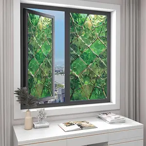 Privacy Film, Static Cling Frosted Glass Sticker, Window Privacy Film, Colorful Printed Privacy Film for Home and Office, Perfect for Living Room, Bathroom and Kitchen, Decor