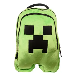 Minecraft Creeper 16 Inch Plush Kids Backpack