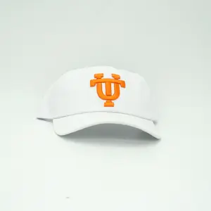 White Casual Interlocking UT Snapback Hat