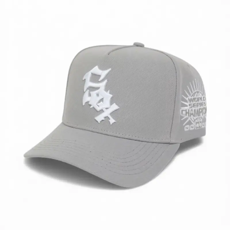 GRAY REMASTERED SOX HAT SUEDE UV CUSTOM 0000 WSC SNAPBACK