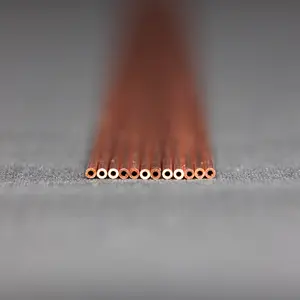 Round Copper Tube Multi-Pack: 1/16" OD x .014" Wall x 12" Long (12 Pieces)