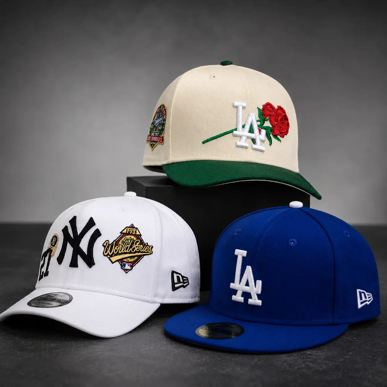 New Era MLB Baseball Cap NY Yankees LA Dodgers – 59FIFTY Fitted Snapback Hat, Unisex Streetwear Fashion for Men Women. Premium Baseball Style Accessory. Adjustable Gorras Sombreros. Viral TikTok Trend.