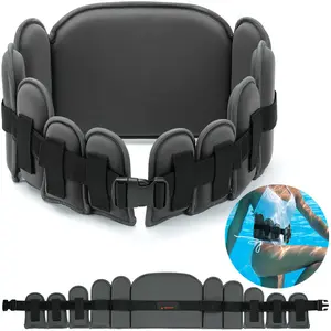 Aqua Belt Water Aerobics Equipment: Aqua Float Belts Swimming Pool Exercise Set with Adjustable Buoyancy Blocks Jogger Floatation Belt for Adults Youth Aquatic Fitness Training