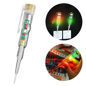 24-250V Intelligent Electrician's Test Pen,Responsive Electrical Tester Pen,Non Contact Voltage Tester Pen with LED Indicator Light Waterproof Electricity Measurement Pen