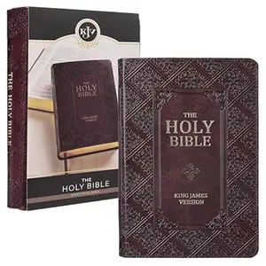 KJV Holy Bible, Giant Print Standard Size Faux Leather Red Letter Edition - Thumb Index & Ribbon Marker, King James Version (KJV Standard GP Editions)