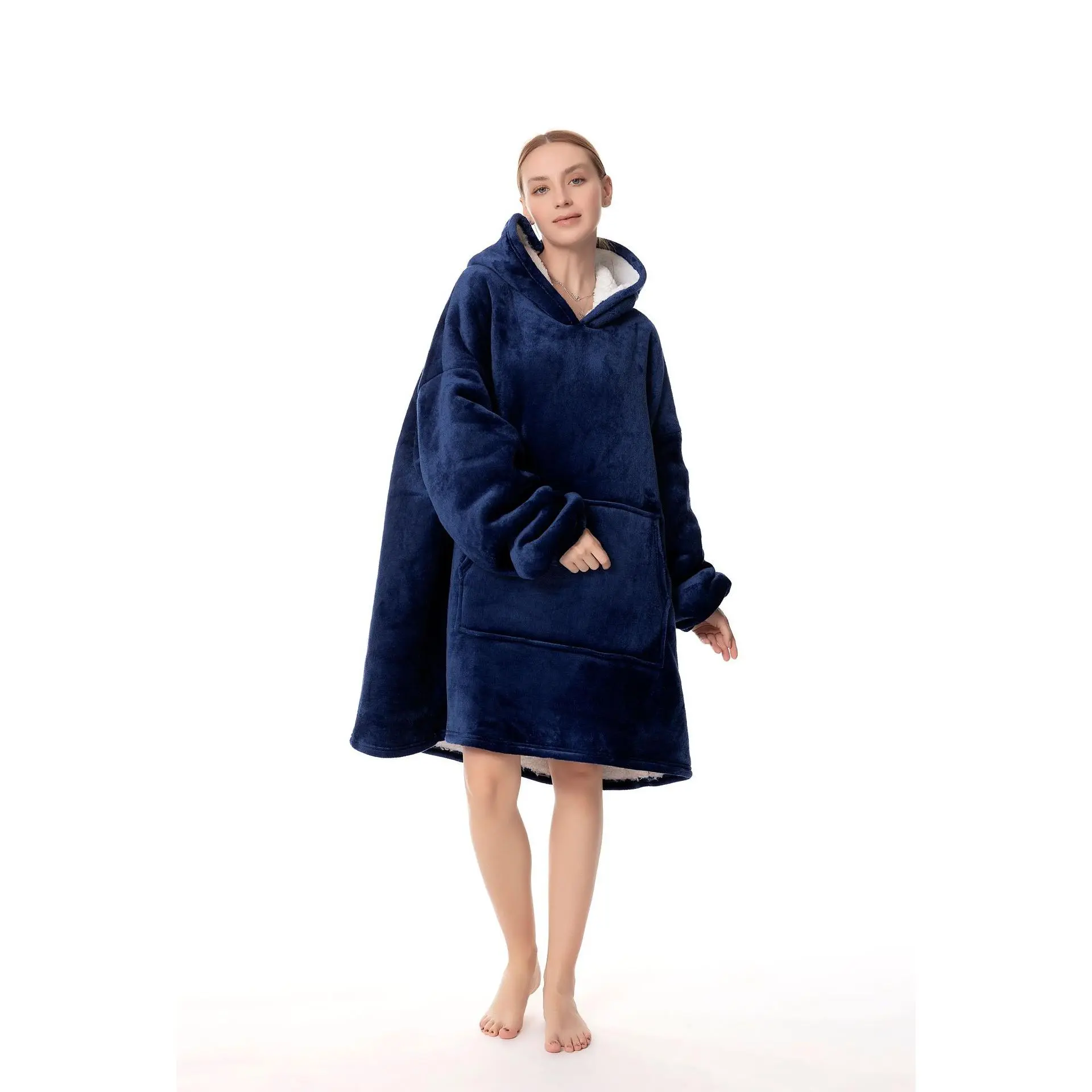 Tibetan blue colored television blanket