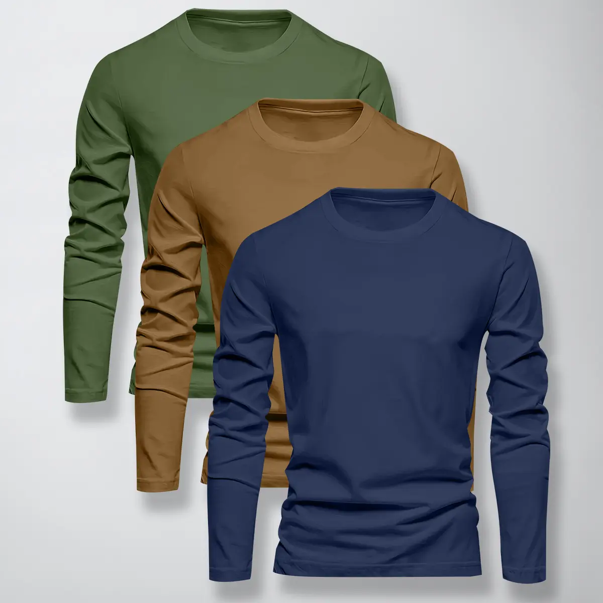 Navy Blue - Brown - Green