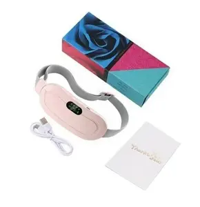 Women's Sunshine Portable Heating Belt USB Rechargeable 3-Speed Temperature 4-Mode Massage Quick Warm Abdominal Wrap Perfect Gift Menstrual Back Heating Pad