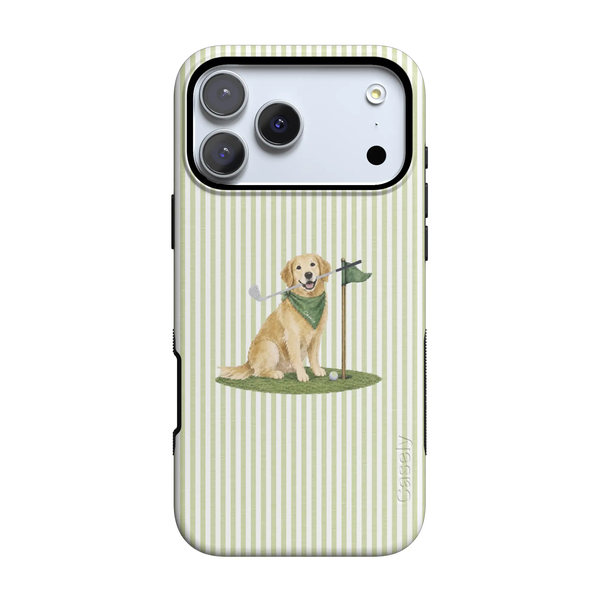 Casely Protective Golden on the Green Clubhouse Bold MagSafe Mobile Phone Case, Accessories