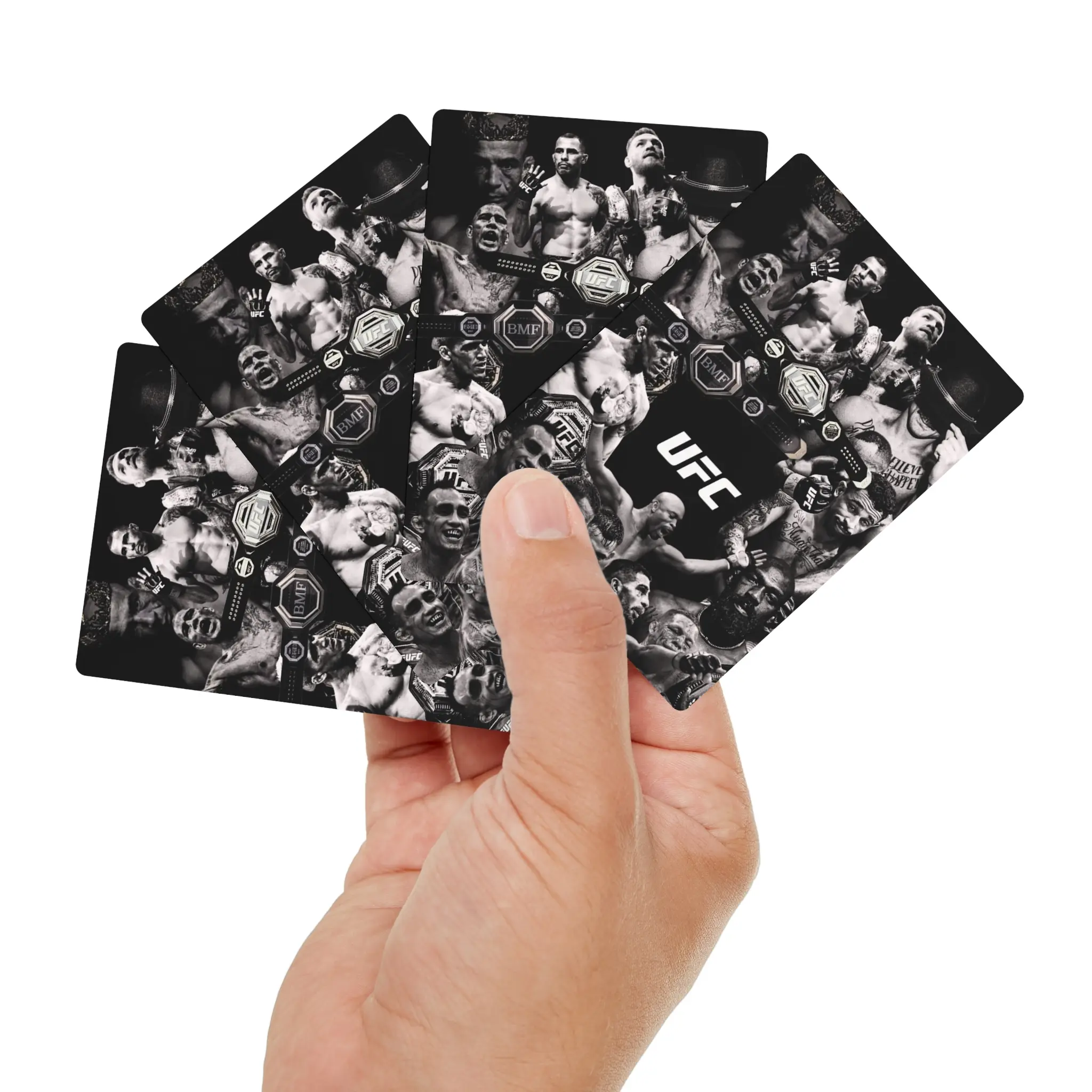 UFC Playing Cards Deck | MMA Fighter Poker Cards Gift for Sports Fans