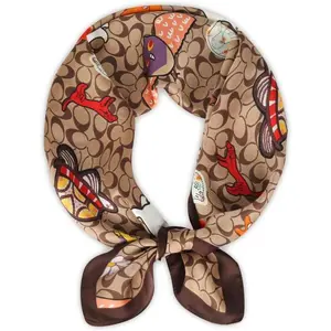 Women Fashion Silk Satin Head Scarf Bandana Wrap Neck Scarf