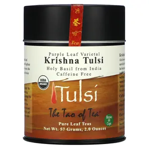 The Tao of Tea Purple Leaf Varietal, Krishna Tulsi, Caffeine Free, 2 oz (57 g)