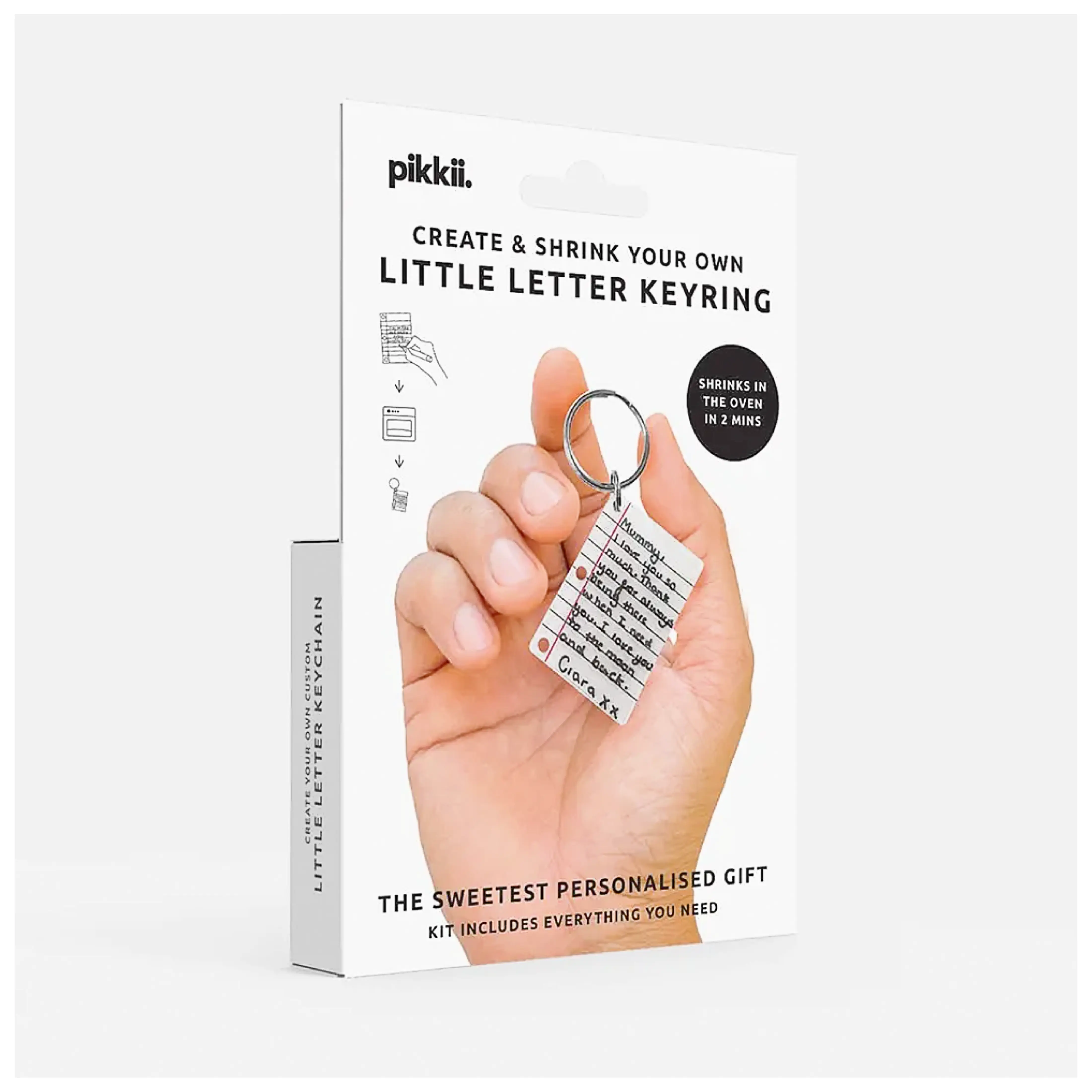 Little Letter Shrink Keyring - Personalized Gift