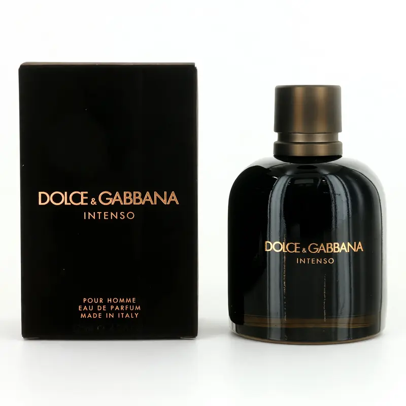 Dolce & Gabbana Pour Homme Intenso 4.2oz EDP Spray - Men's Cologne, Masculine Intense Fragrance with Aquatic-Floral Chord & Hay Absolute