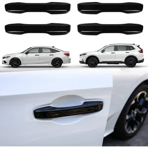 Accessories Door Handle Cover Exterior Handle Protection For 11th Gen Civic, Accord,CR-V,HR-V 2023-2026-Piano Black