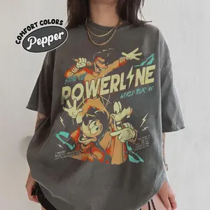 Comfort Colors Powerline Stand Out World Tour T- Shirt, Family Matching Tee, Magic Kingdom WDW Birthday 2026 Gift