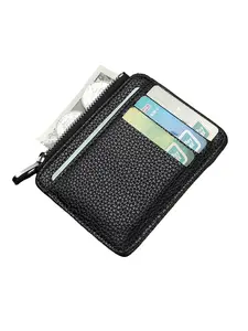 Universal Multi-Card Holder Wallet, Vertical Card Case, ID Card Pouch, Coin Purse, PU Leather, Stylish and Functional Accessory, Zipper Card Holder, Wallet With Id