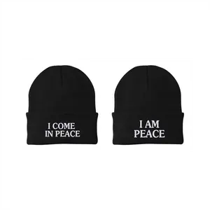 Couples I Come In Peace Beanies casual warm