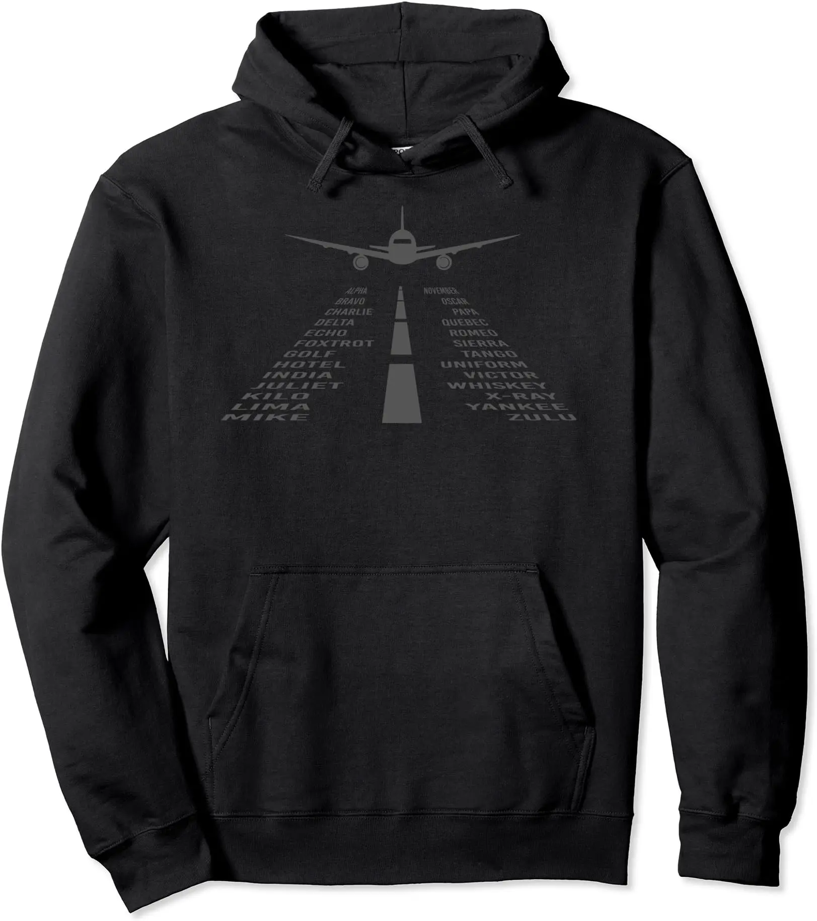 Phonetic Alphabet Shirt | Pilot Airplane Hoodie | Unisex Hooded Sweatshirt, Size S-3XL