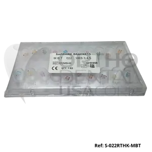 Sapphire Bracket W/H 3, 4, 5 .022" 20 pcs Seller USA Seller Orthodentalusa Corp