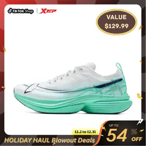 XTEP One-Piece 3.0 Men's Running Shoes with Unibody Midsole Engineered Mesh Design for Enhanced Performance & Durability