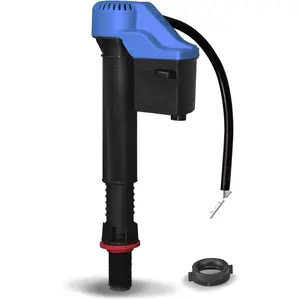 Replacement Toilet Fill Valve - Fits G-Max and Power Gravity Toilets -Easy to Install -Made in USA, Black
