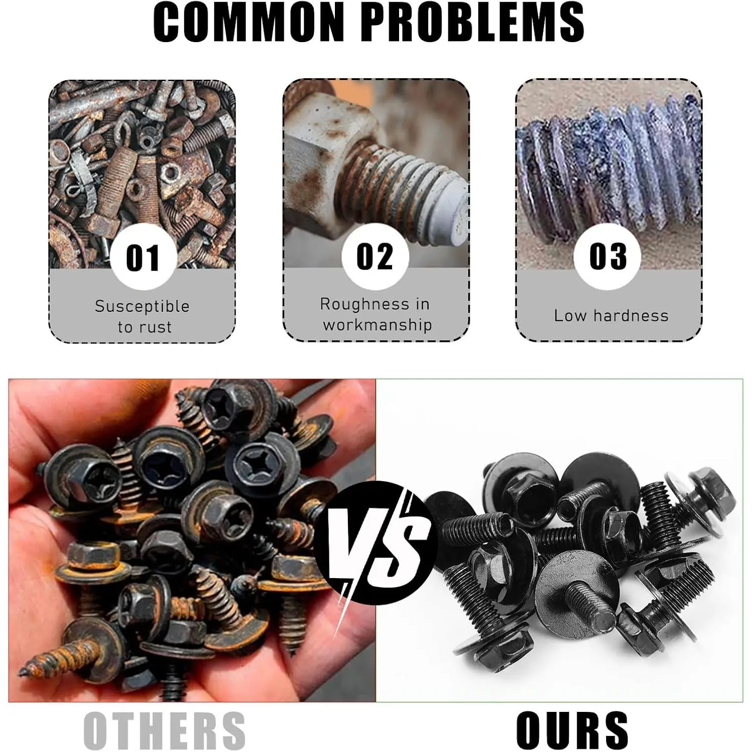 Car Body Bolts U-nut Clips M4 M5 Engine Cover Undertray Splash Shield Guard Bumper Fender Liner Retainer Fastener Rivet Screws I4078899452